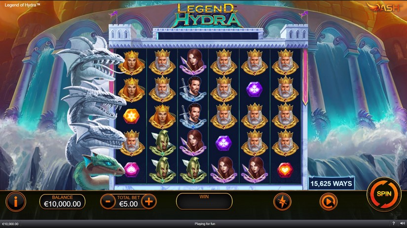 Legend of Hydra slot screen 1