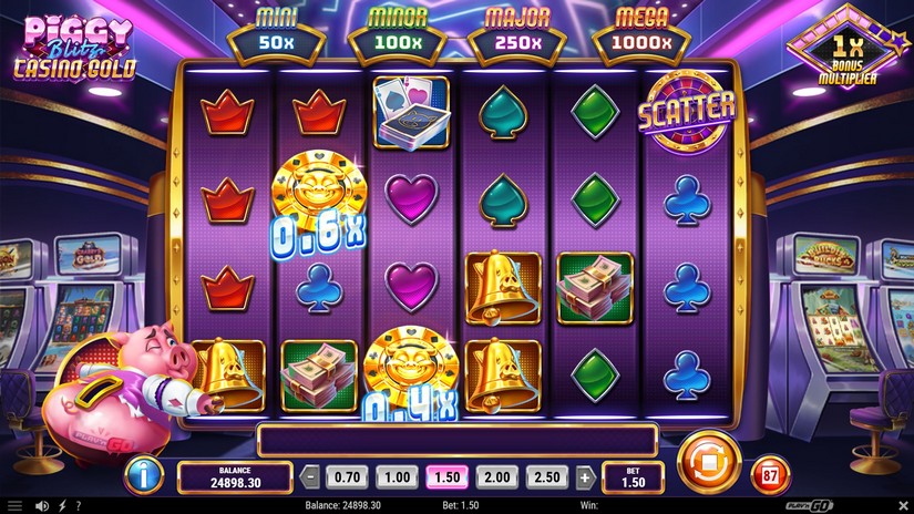 Piggy Blitz Casino Gold slot screen 4