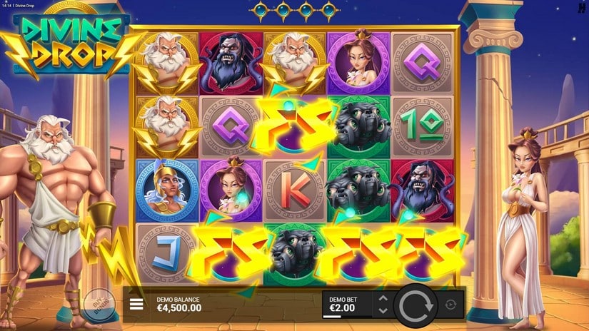 Divine Drop slot screen 2