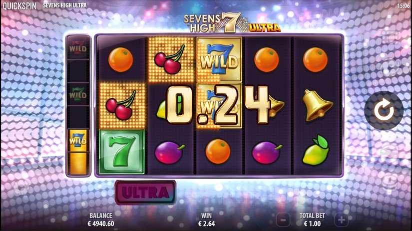 Sevens High Ultra slot screen 2