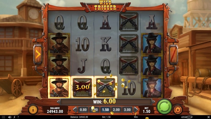 Wild Trigger slot screen 3