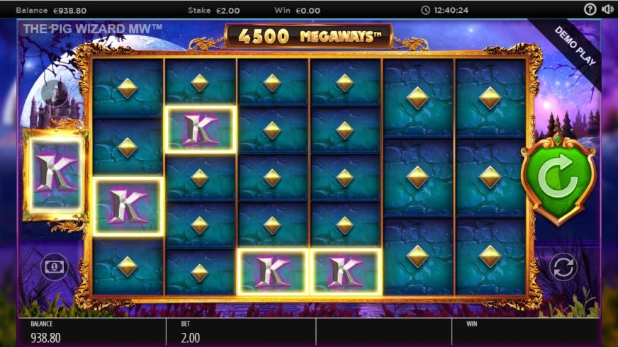 The Pig Wizard Megaways slot screen 2