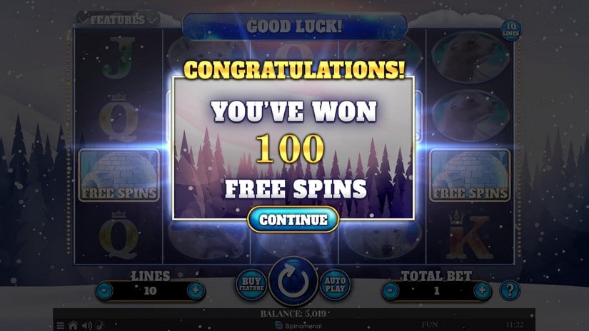 Wild Penguin slot screen 5