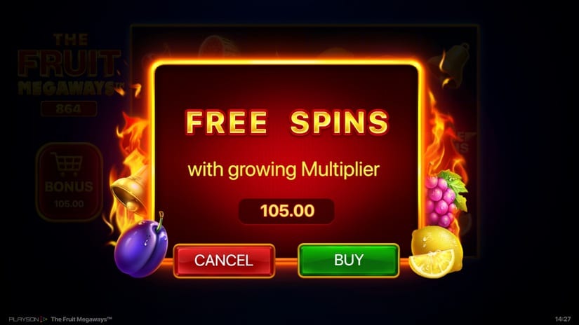 The Fruit Megaways slot screen 7