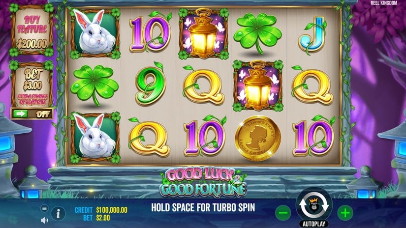 Good Luck & Good Fortune slot screen 1