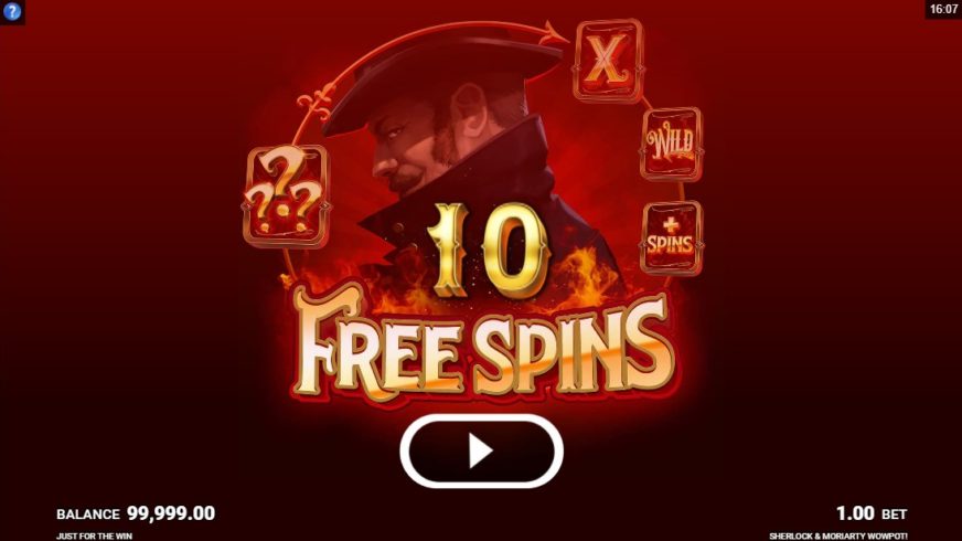 Sherlock and Moriarty WowPot slot screen 3