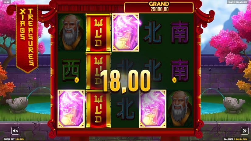 Xiao’s Treasures slot screen 3