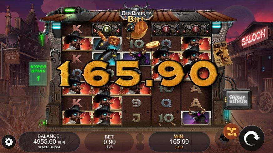 Big Bounty Bill slot screen 6