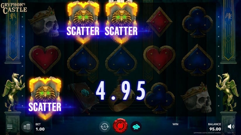 Gryphon’s Castle slot screen 3