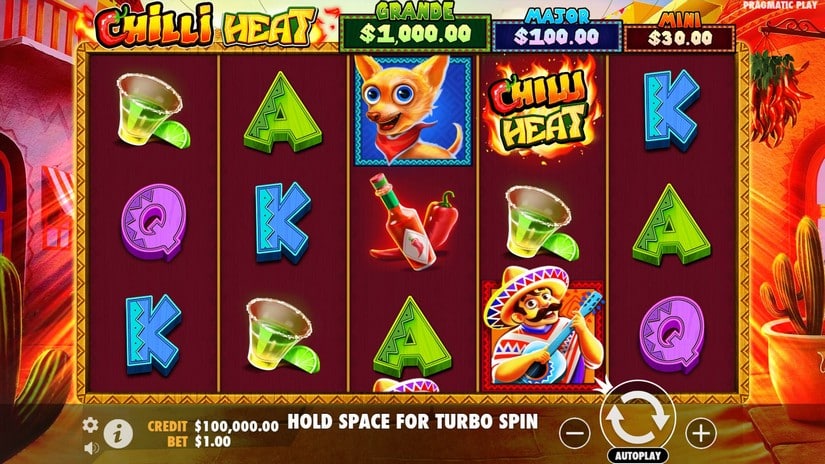 Chilli Heat slot screen 1