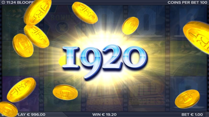 Bloopers slot screen 4