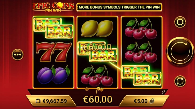 Epic Coins slot screen 3