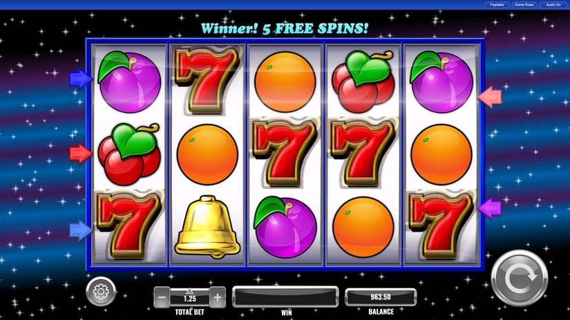 7s Wild slot screen 2