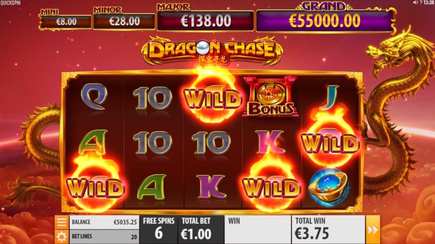Dragon Chase slot screen 5