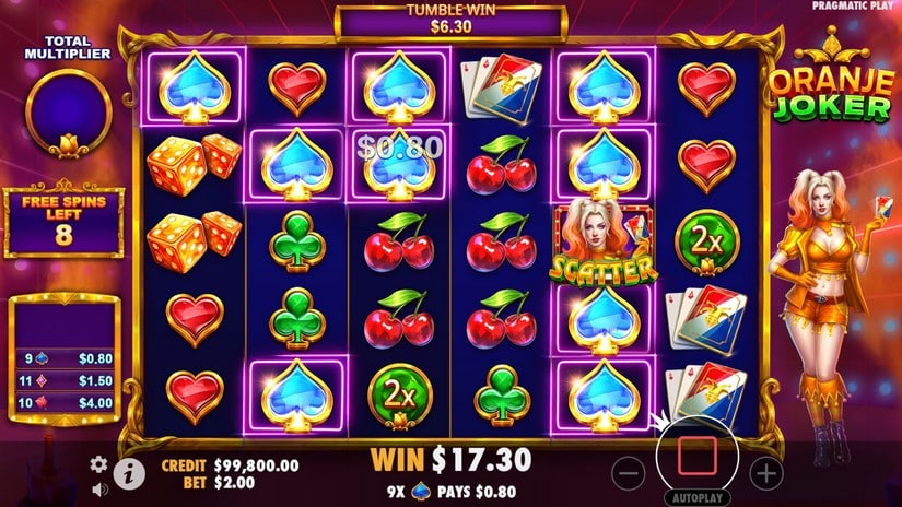 Oranje Joker slot screen 5