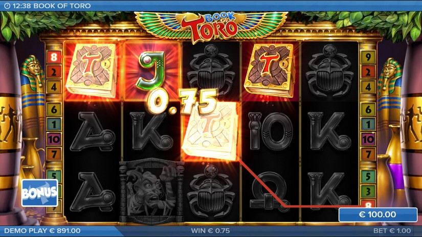 Book of Toro slot screen 2
