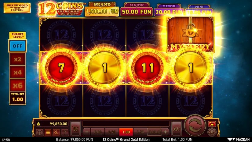 12 Coins™ Grand Gold Edition slot screen 2