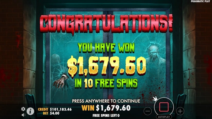 Zombie School Megaways slot screen 5