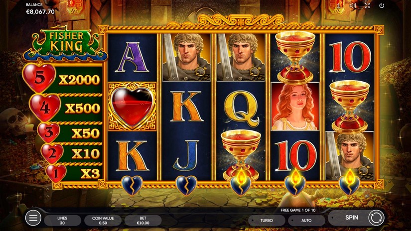 Fisher King slot screen 5