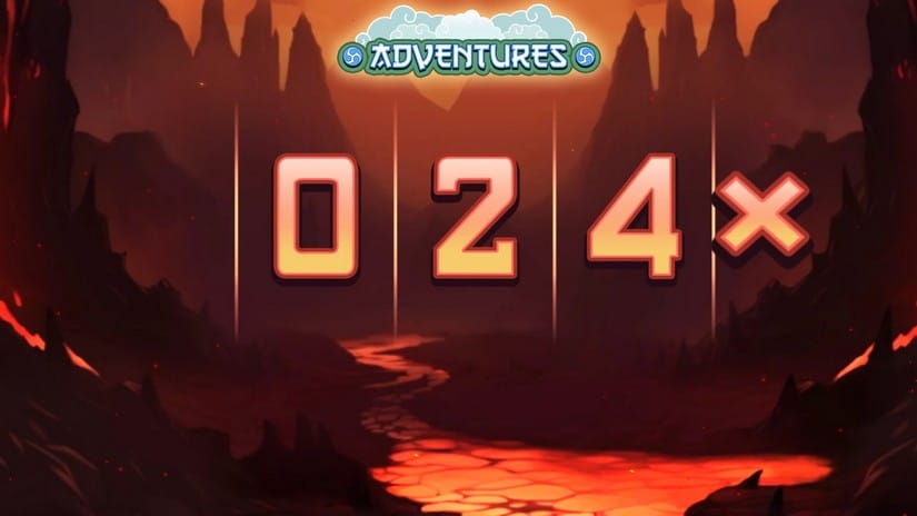 Adventures slot screen 3
