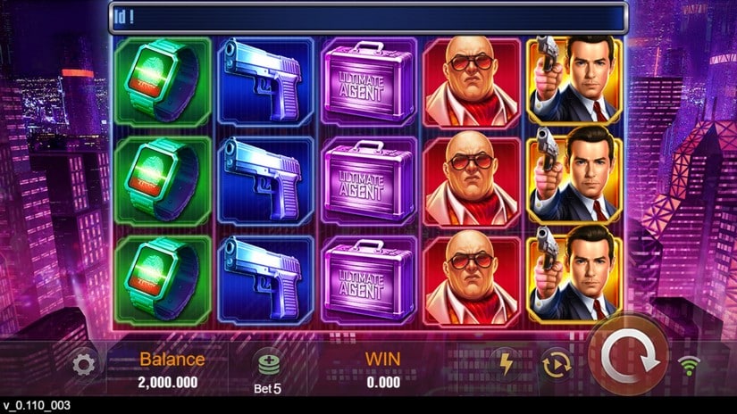 Agent Ace slot screen 1