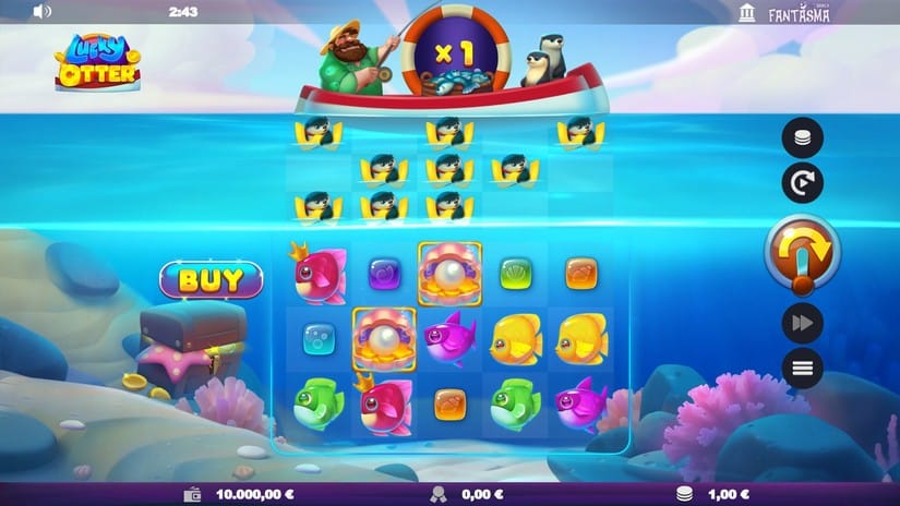 Lucky Otter slot screen 1