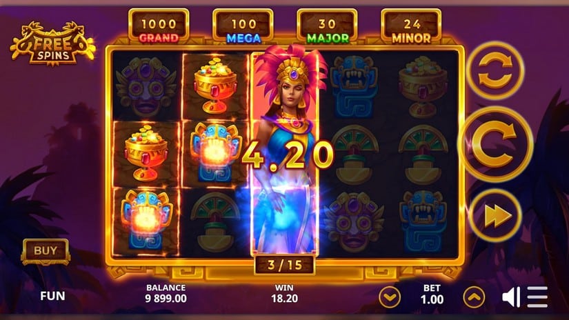 Aztec’s Legend slot screen 5
