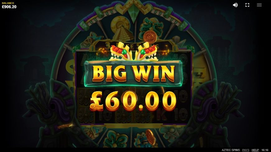 Aztec Spins slot screen 5