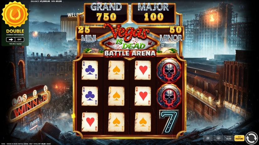 Vegas is Dead: Battle Arena slot screen 1