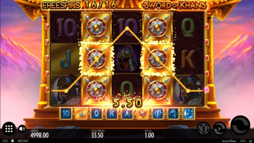Sword of Khans slot screen 6