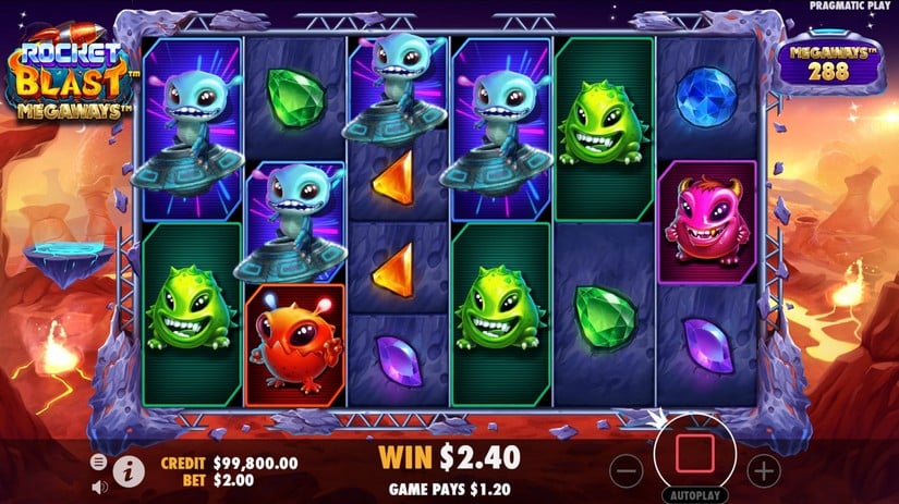 Rocket Blast Megaways slot screen 5