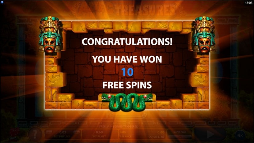 Aztec Temple Treasures slot screen 2