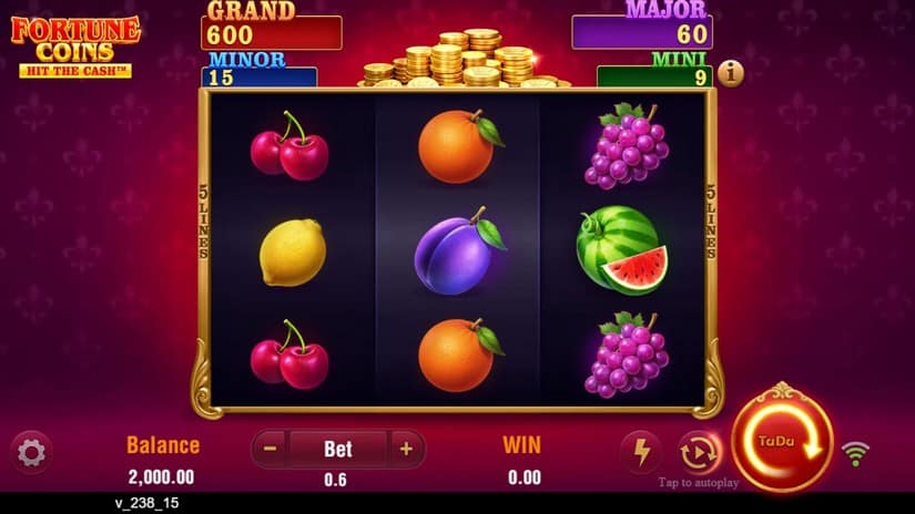 Fortune Coins slot screen 1