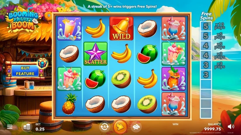 Booming Fruity Boom slot screen 1