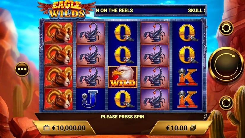 Eagle Wilds slot screen 1