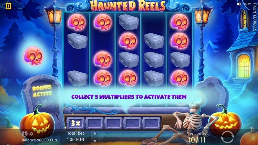 Haunted Reels slot screen 5