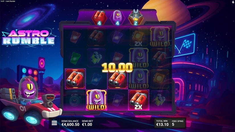 Astro Rumble slot screen 7