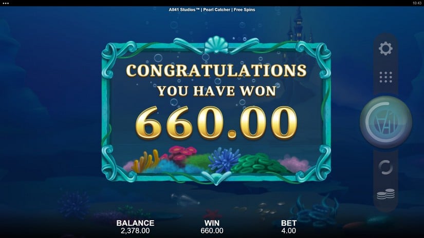 Pearl Catcher slot screen 8