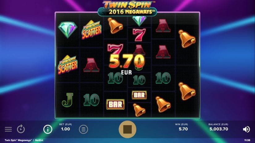 Twin Spin Megaways slot screen 2