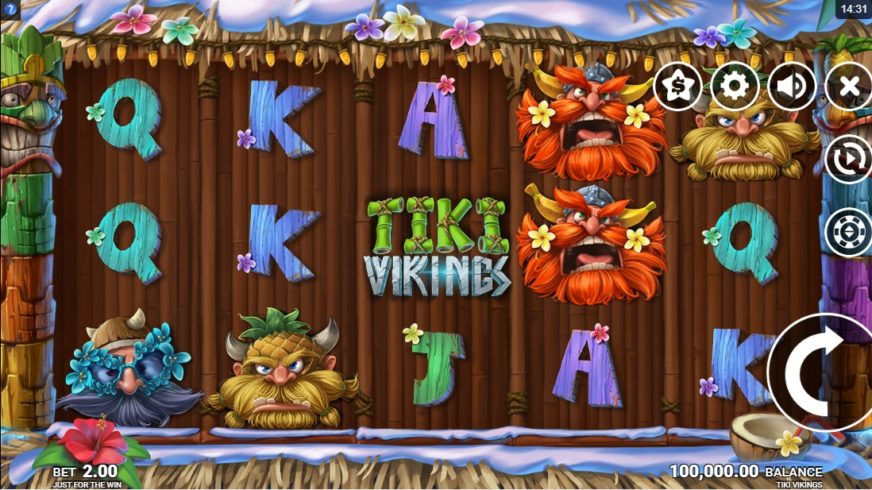 Tiki Vikings slot screen 1
