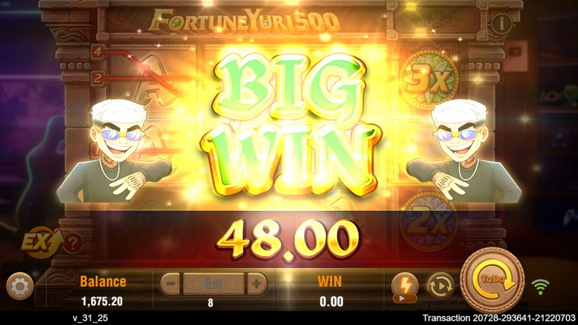 Fortune Yuri 500 slot screen 5