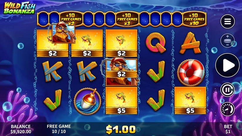 Wild Fish Bonanza slot screen 5