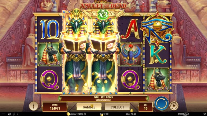 Rich Wilde And The Amulet of Dead slot screen 3