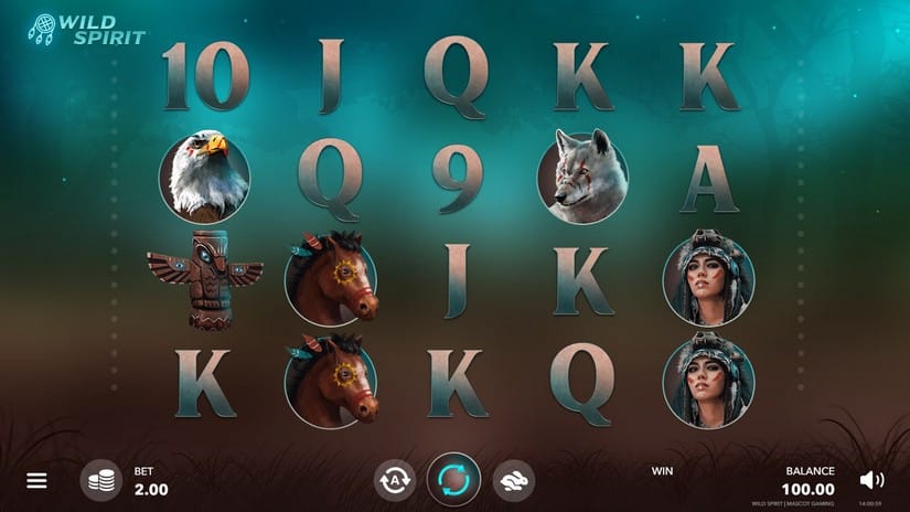 Wild Spirit slot screen 1