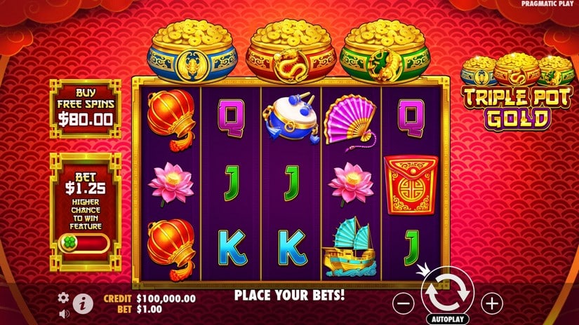 Triple Pot Gold slot screen 1