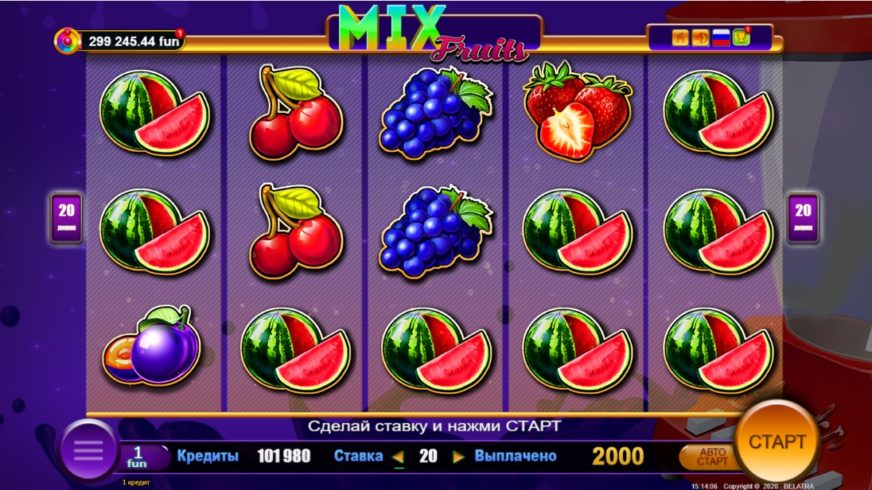 Mix Fruits slot screen 3