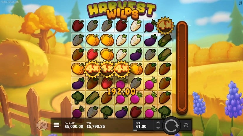 Harvest Wilds slot screen 5