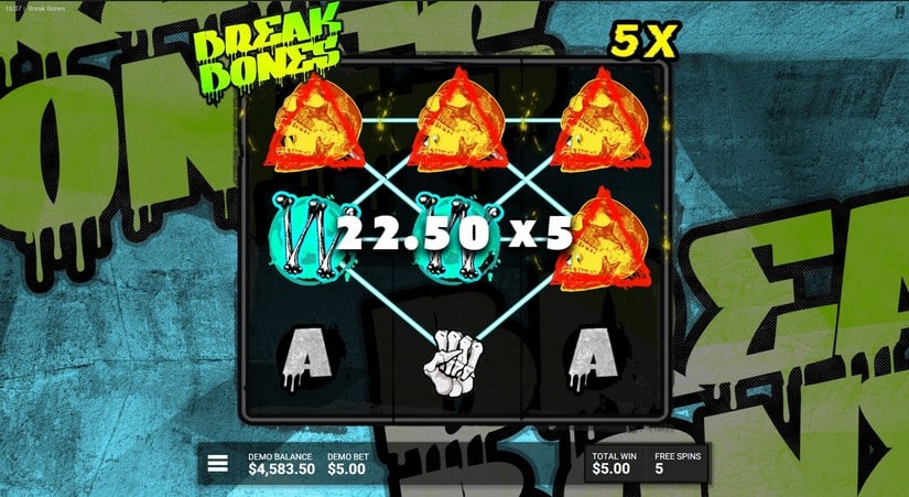 Break Bones slot screen 6
