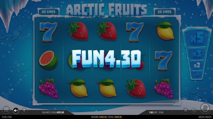 Arctic Fruits slot screen 4