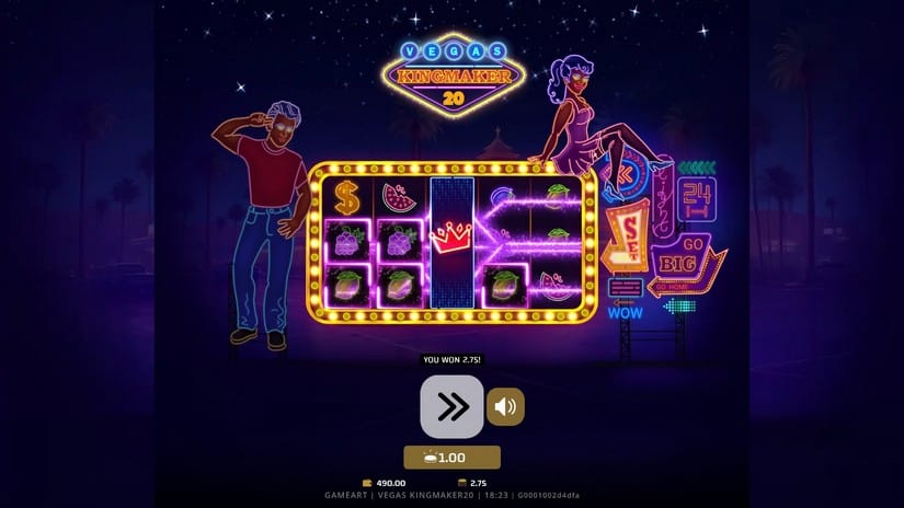 Vegas Kingmaker 20 slot screen 4